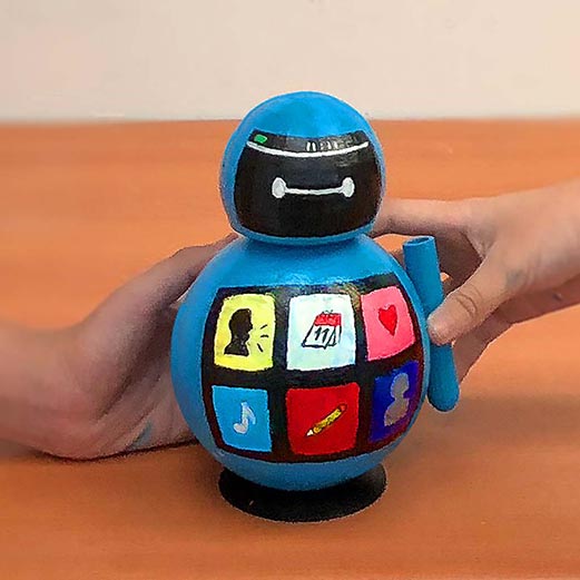 3D Printed Robot : Tinkercad + 3D Printer