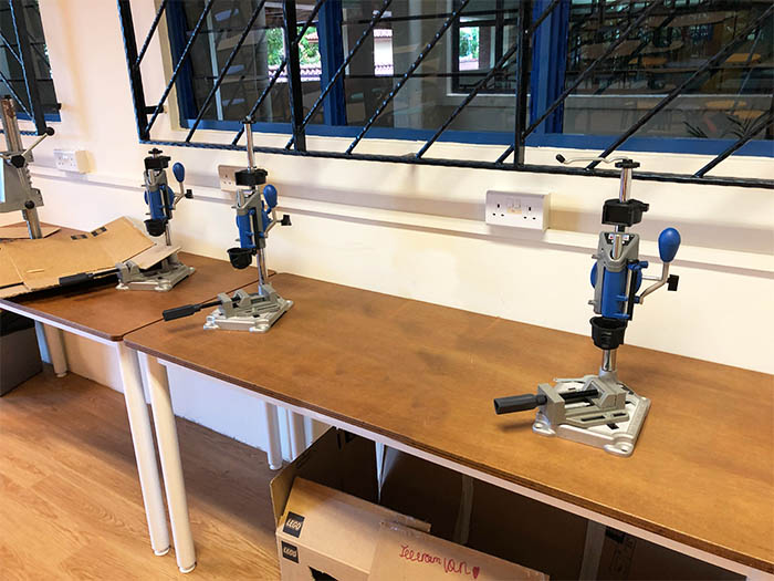 Before tool bench moved to the window